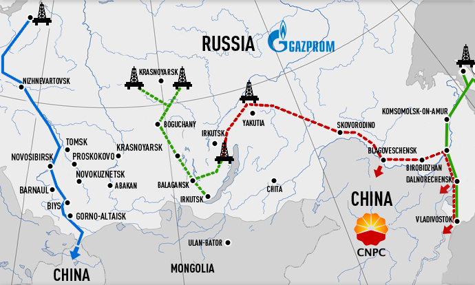 Poszukiwania sensu opóźniają gazociąg mający dać Rosji zwrot gazowy do Chin | Rosja nie może wyleczyć z Azjatami depresji eksportu energii po inwazji