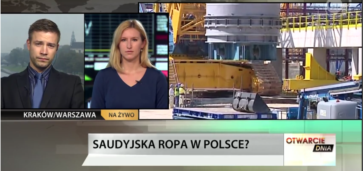 Nowi gracze na rynku naftowym. Saudyjska ropa w Polsce? Rozmowa w TVN24 Biznes i Świat